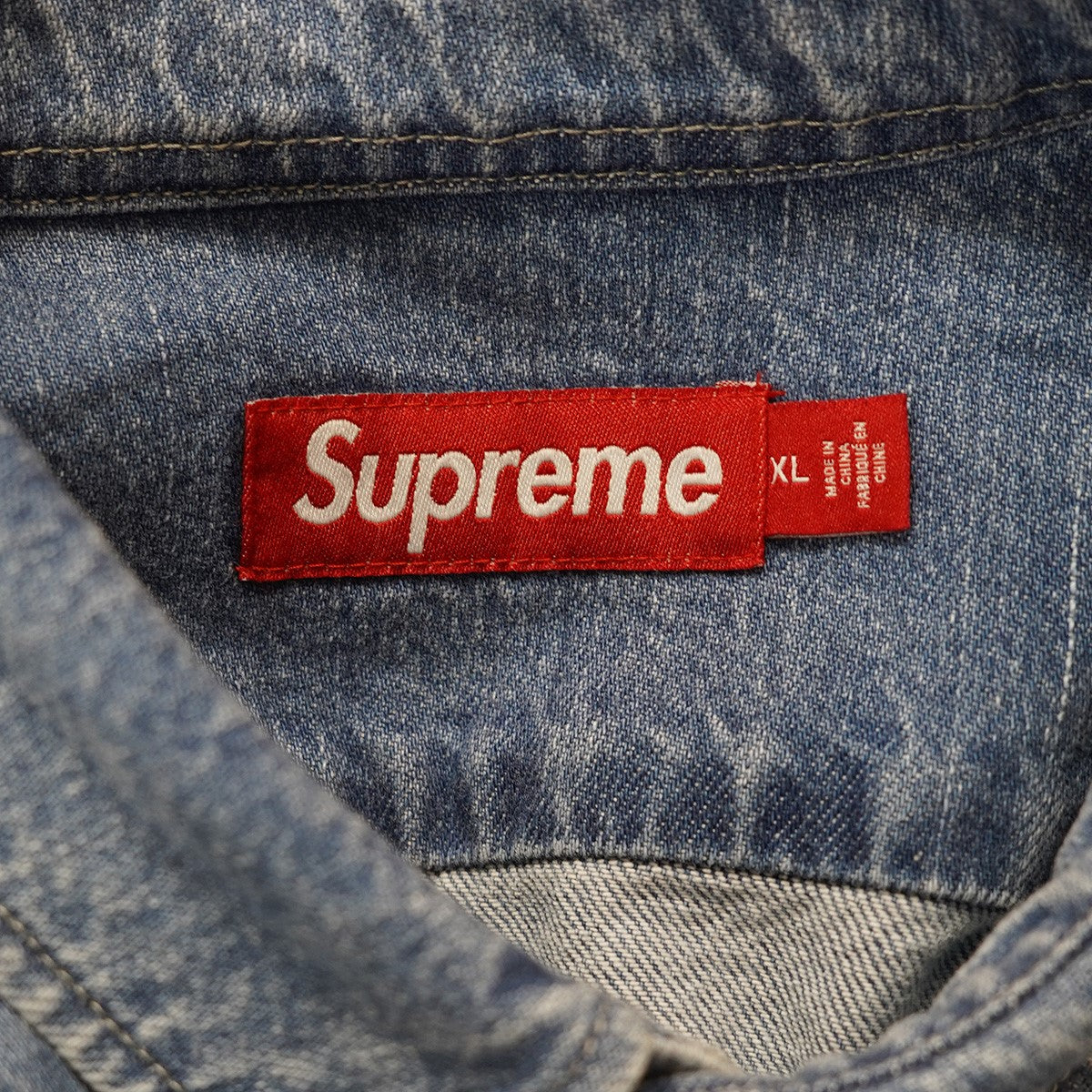 Supreme 25SS Small Box Denim Shirtスモールボックス ロゴ デニムシャツ 古着・中古-4枚目のアイテム画像