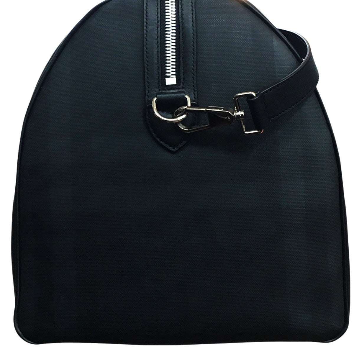 BURBERRY 19AW リカルド期 キャンバス×スムースレザー ホールドオール チェックサークルロゴ グラフィック ハンド ショルダー ボストンバッグ 鞄 古着・中古-7枚目のアイテム画像
