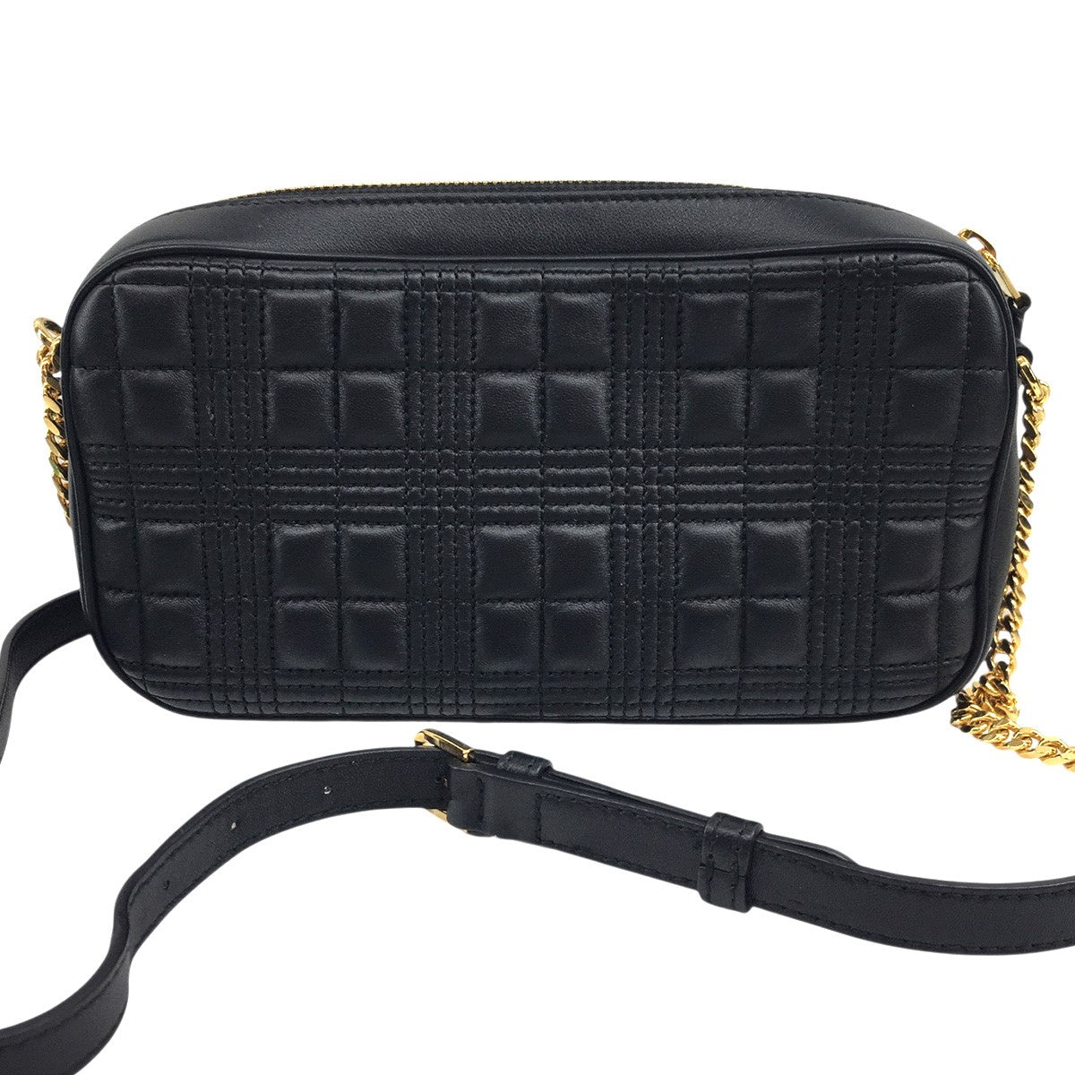BURBERRY リカルド期 Small Lola Camera Bagキルティング TB ロゴ チェーン ショルダーバッグ 鞄 古着・中古-4枚目のアイテム画像