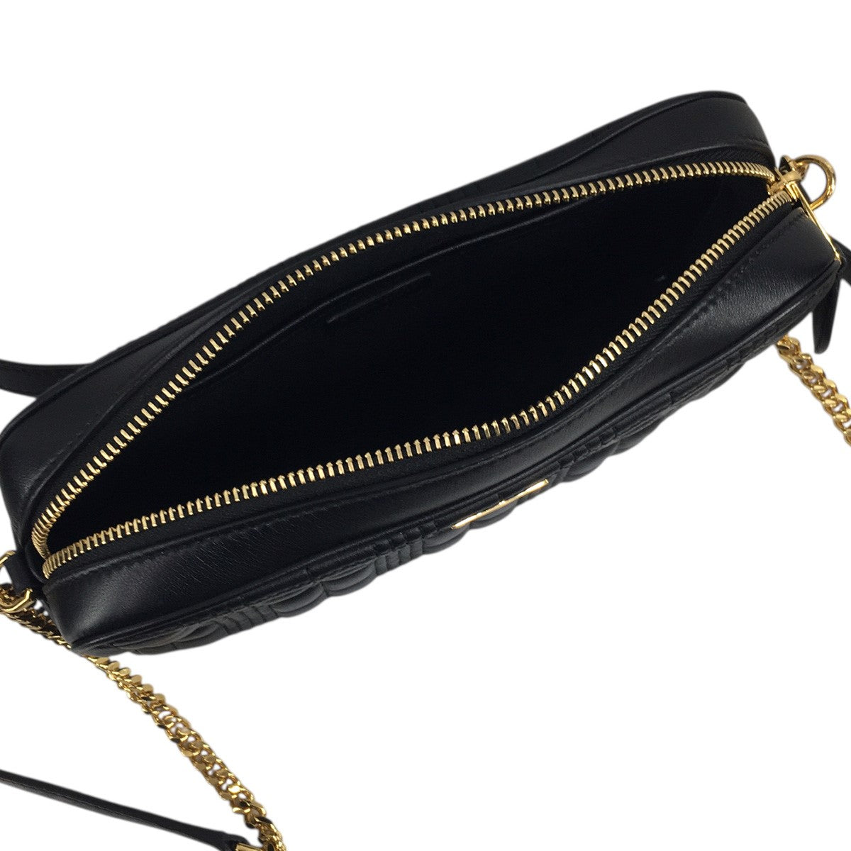 BURBERRY リカルド期 Small Lola Camera Bagキルティング TB ロゴ チェーン ショルダーバッグ 鞄 古着・中古-6枚目のアイテム画像