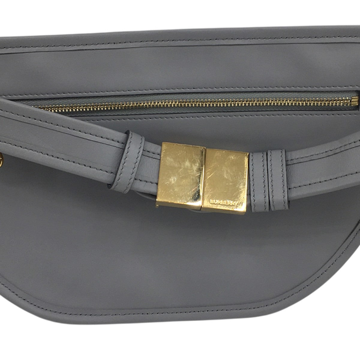 BURBERRY リカルド期 Brummell Belt Bum Bagブランメル ベルト バム ウエスト レザー ロゴ バッグ 鞄 古着・中古-5枚目のアイテム画像