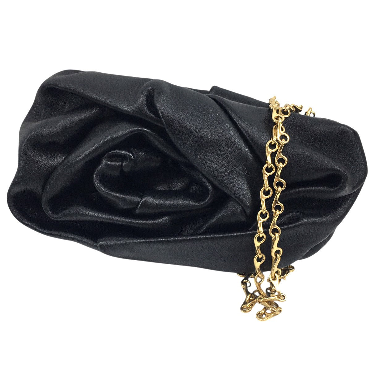 BURBERRY 23AW ダニエル・リー デビューコレクション Rose Chain Clutch ミニローズ チェーン ショルダー バッグ 鞄 古着・中古-1枚目のアイテム画像