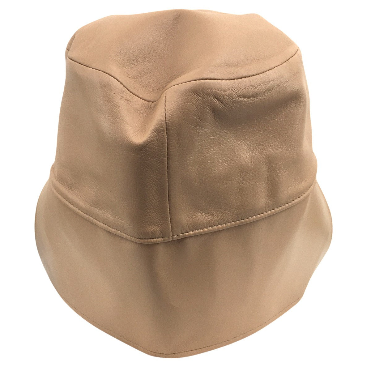 BURBERRY 24AW ダニエル・リー期 Lambskin Trapper Hat In Cool Beigeラムスキン トラッパーハット 古着・中古-4枚目のアイテム画像