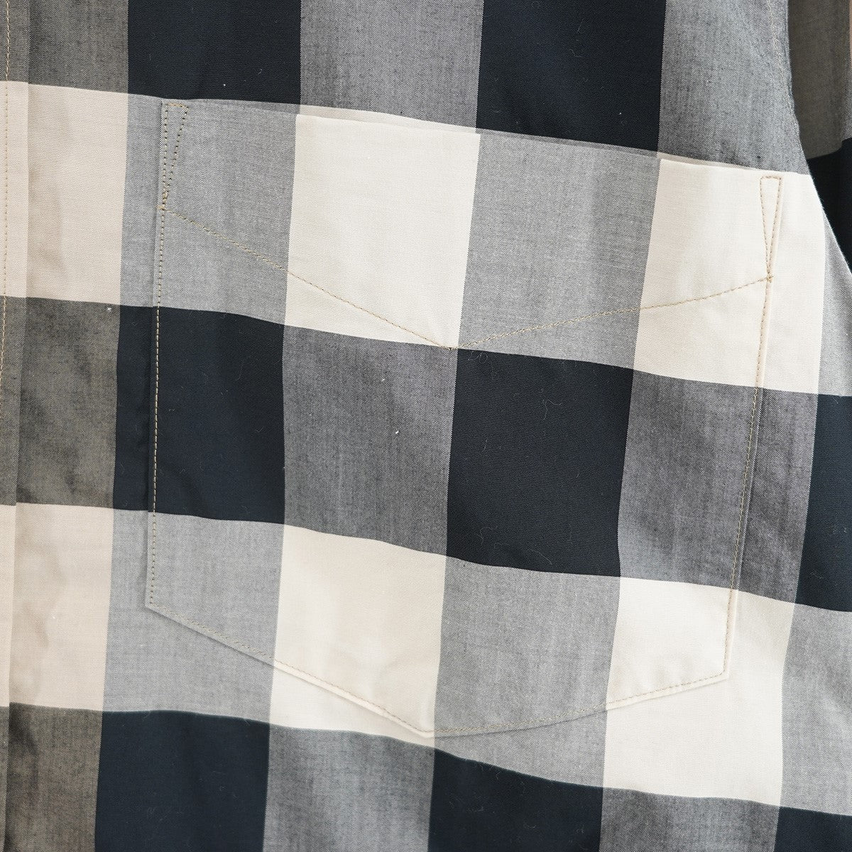 BURBERRY SLIM FIT チェック コットン ポプリン シャツ 古着・中古-3枚目のアイテム画像