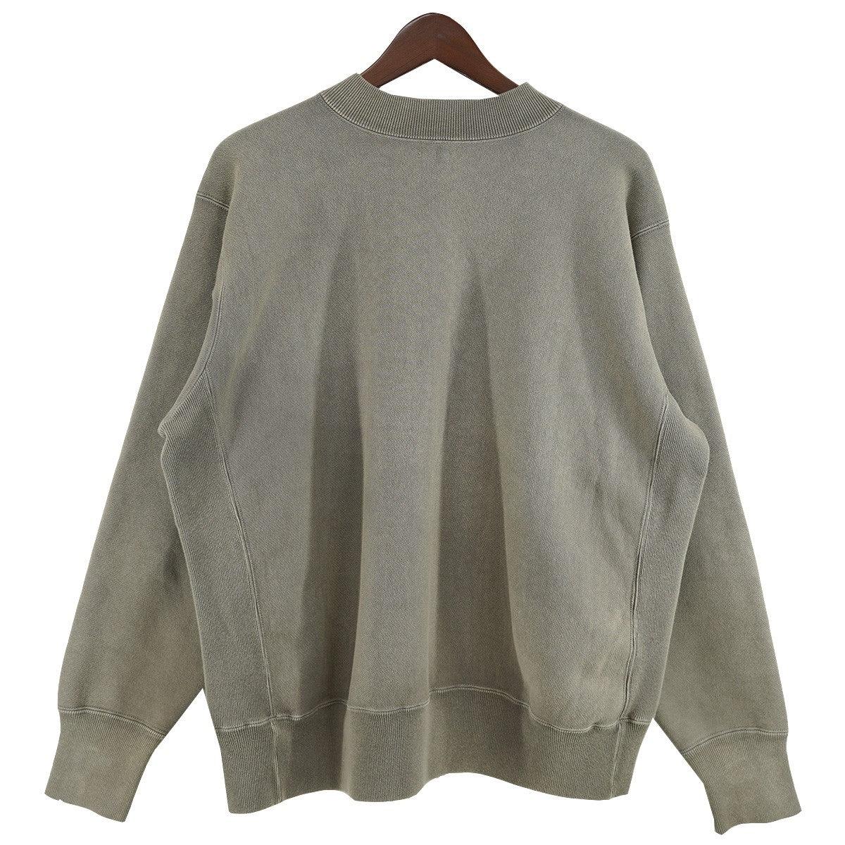 A．PRESSE 25AW Vintage Half Zip Rib Collar Sweatshirtヴィンテージ加工 ハーフジップ スウェット プルオーバー トレーナー 古着・中古-3枚目のアイテム画像