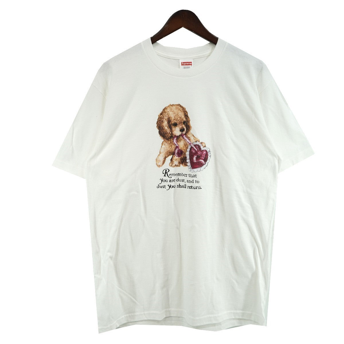 Supreme 25AW Dust Tee ダスト ロゴ ハート ドッグ Tシャツ 古着・中古-1枚目のアイテム画像