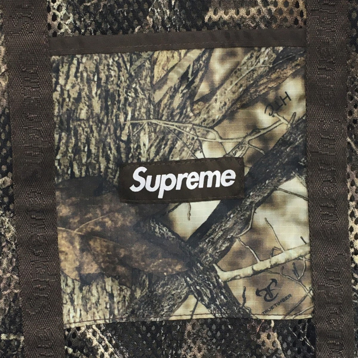 Supreme 25SS Mesh Tote Bag TrueTimber Kanati Camoボックス ロゴ メッシュ トート ビッグ バッグ 鞄 古着・中古-2枚目のアイテム画像