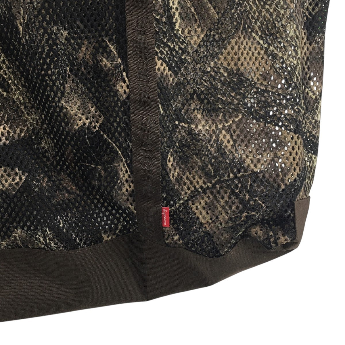 Supreme 25SS Mesh Tote Bag TrueTimber Kanati Camoボックス ロゴ メッシュ トート ビッグ バッグ 鞄 古着・中古-4枚目のアイテム画像