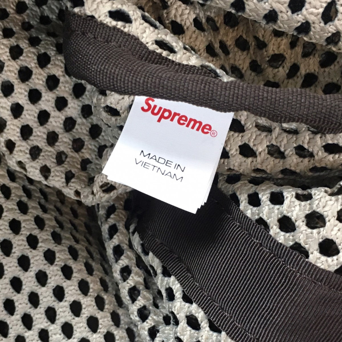 Supreme 25SS Mesh Tote Bag TrueTimber Kanati Camoボックス ロゴ メッシュ トート ビッグ バッグ 鞄 古着・中古-6枚目のアイテム画像