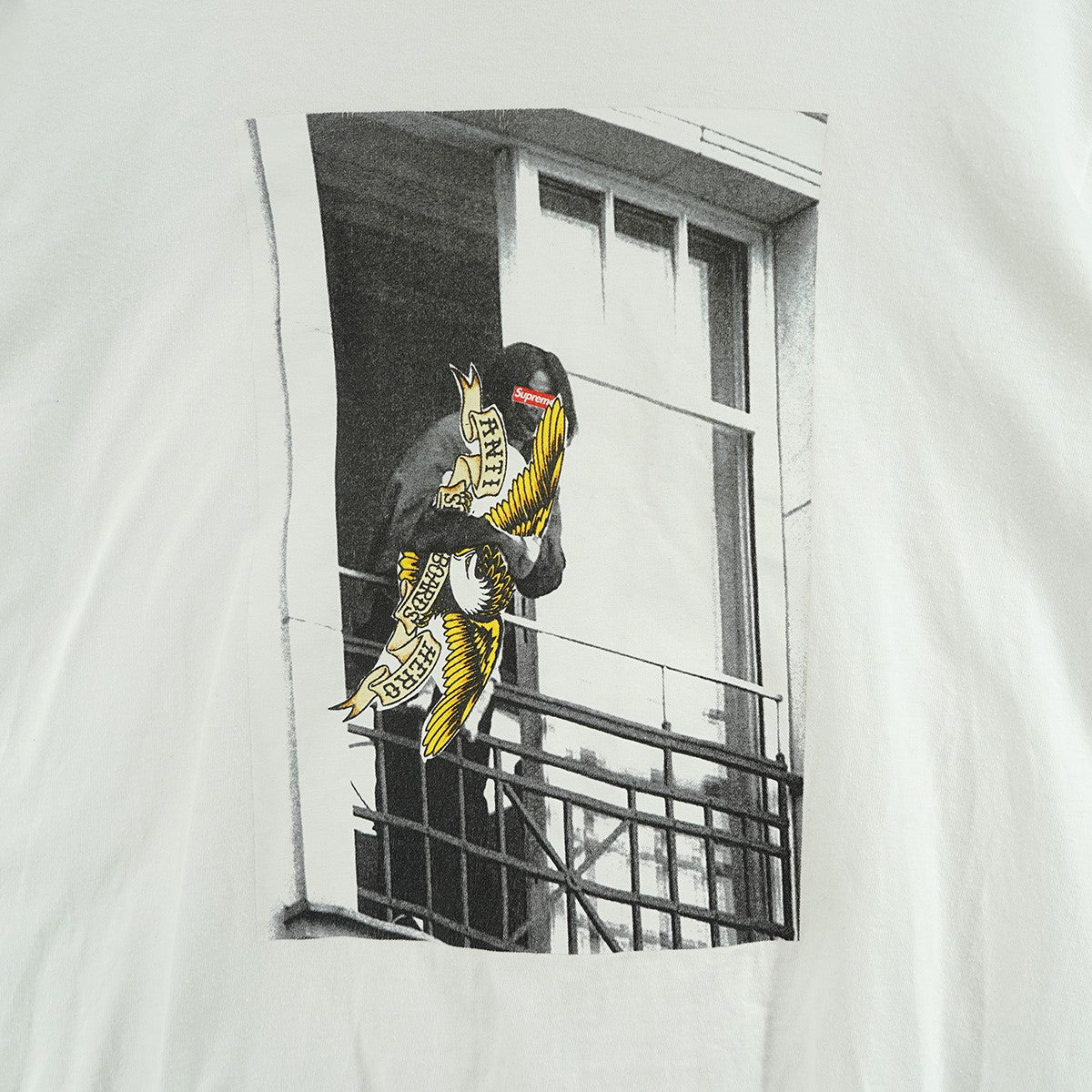 Supreme×ANTIHERO 20AW ANTIHERO Balcony Teeアンタイヒーロー バルコニー バックプリント ロゴ Ｔシャツ 古着・中古-2枚目のアイテム画像
