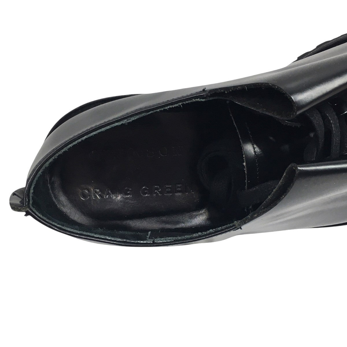 GRENSON×CRAIG GREEN Craig Green Polished-Leather Derby Shoesポリッシュド レザー シューズ 靴 古着・中古-7枚目のアイテム画像