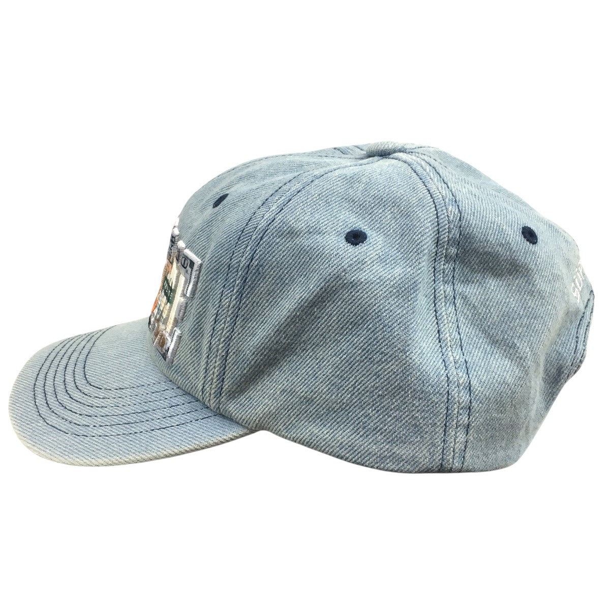 Supreme 26SS Embroidered Money Logo 6-Panelエンブロイダード マネーロゴ 6パネル ロゴ キャップ 帽子 古着・中古-3枚目のアイテム画像