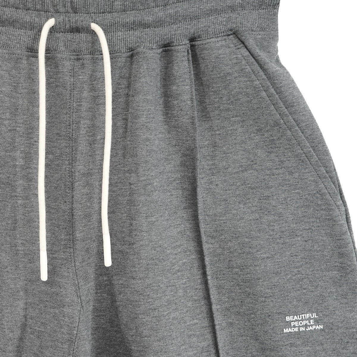 beautiful people 25AW compact doublejersey wide straight pantsコンパクト ダブルジャージー ワイド ストレート イージーパンツ 古着・中古-2枚目のアイテム画像