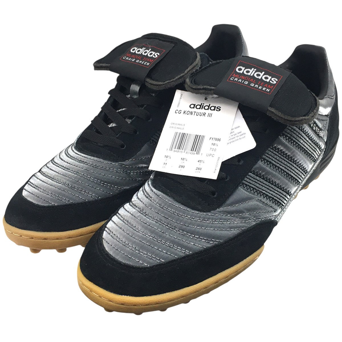 adidas×CRAIG GREEN 20AW Craig Green X Kontuur 3 Core Black Menコラボ スニーカー シューズ 靴 古着・中古-3枚目のアイテム画像