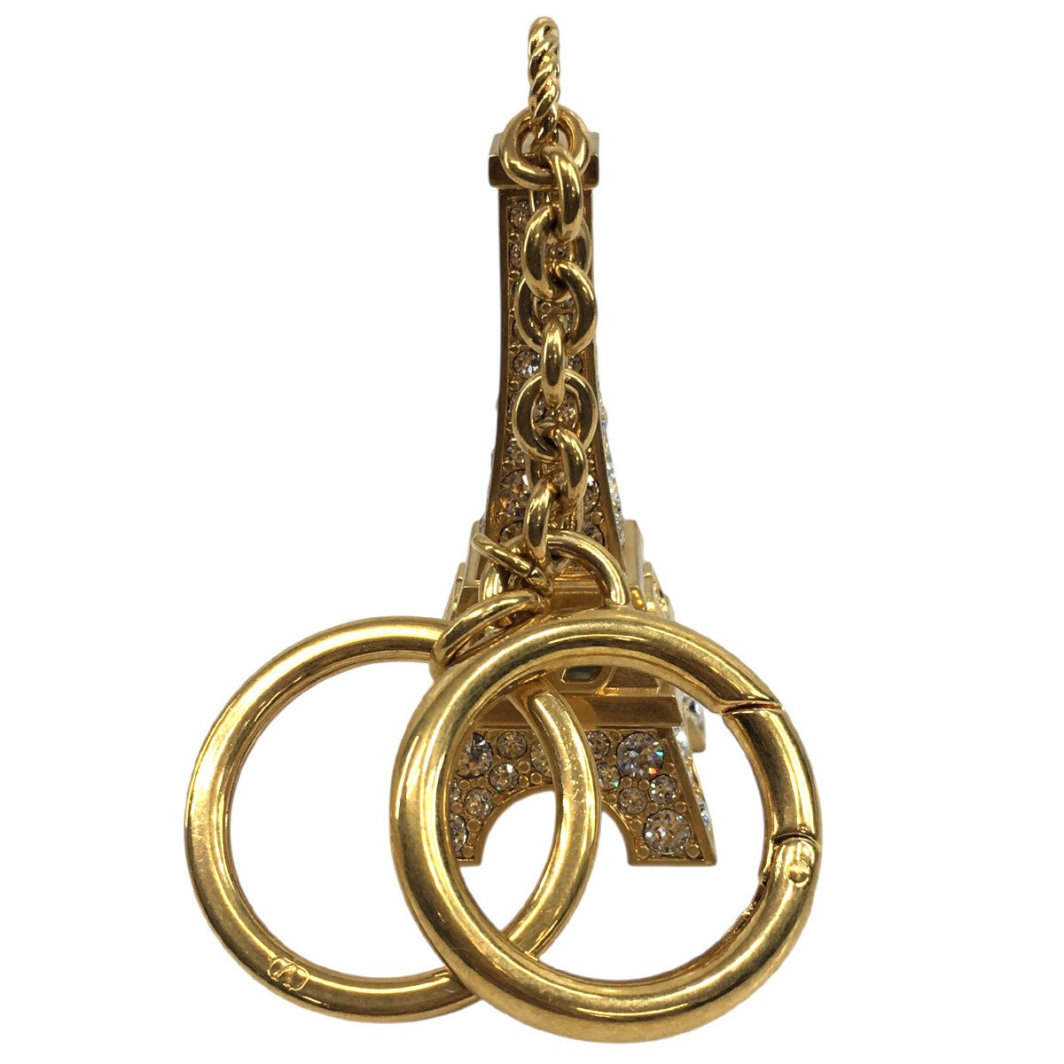 VALENTINO 25AW Chez Valentino Bag Charm With Key Ringシェ ヴァレンティノ エッフェル塔 キーリング付きバッグチャーム キーホルダー 古着・中古-4枚目のアイテム画像