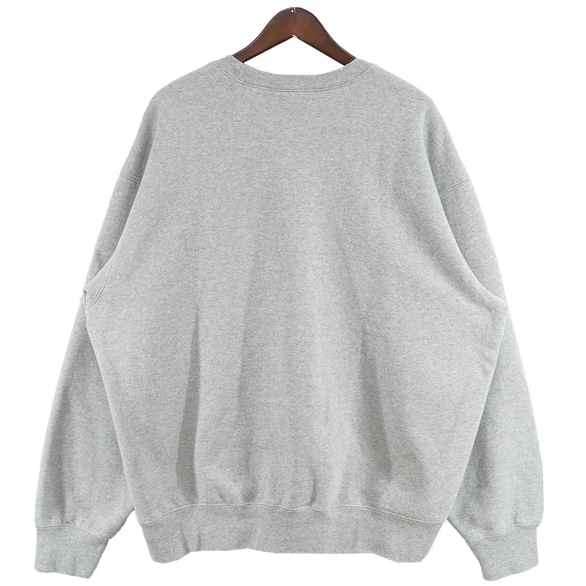 26SS Plaid Arc Crewneck Heather Greyプレイド チェック アーチ ロゴ クルーネック スウェット トレーナー