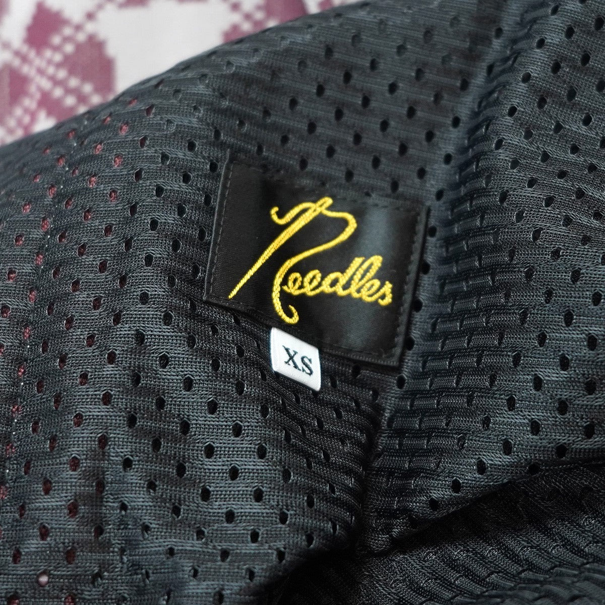 Needles 23AW Track Pant - Poly Jq． (Heart)ポリジャガード パピヨン アイコン刺繍 ハート柄 イージー トラックパンツ 古着・中古-5枚目のアイテム画像