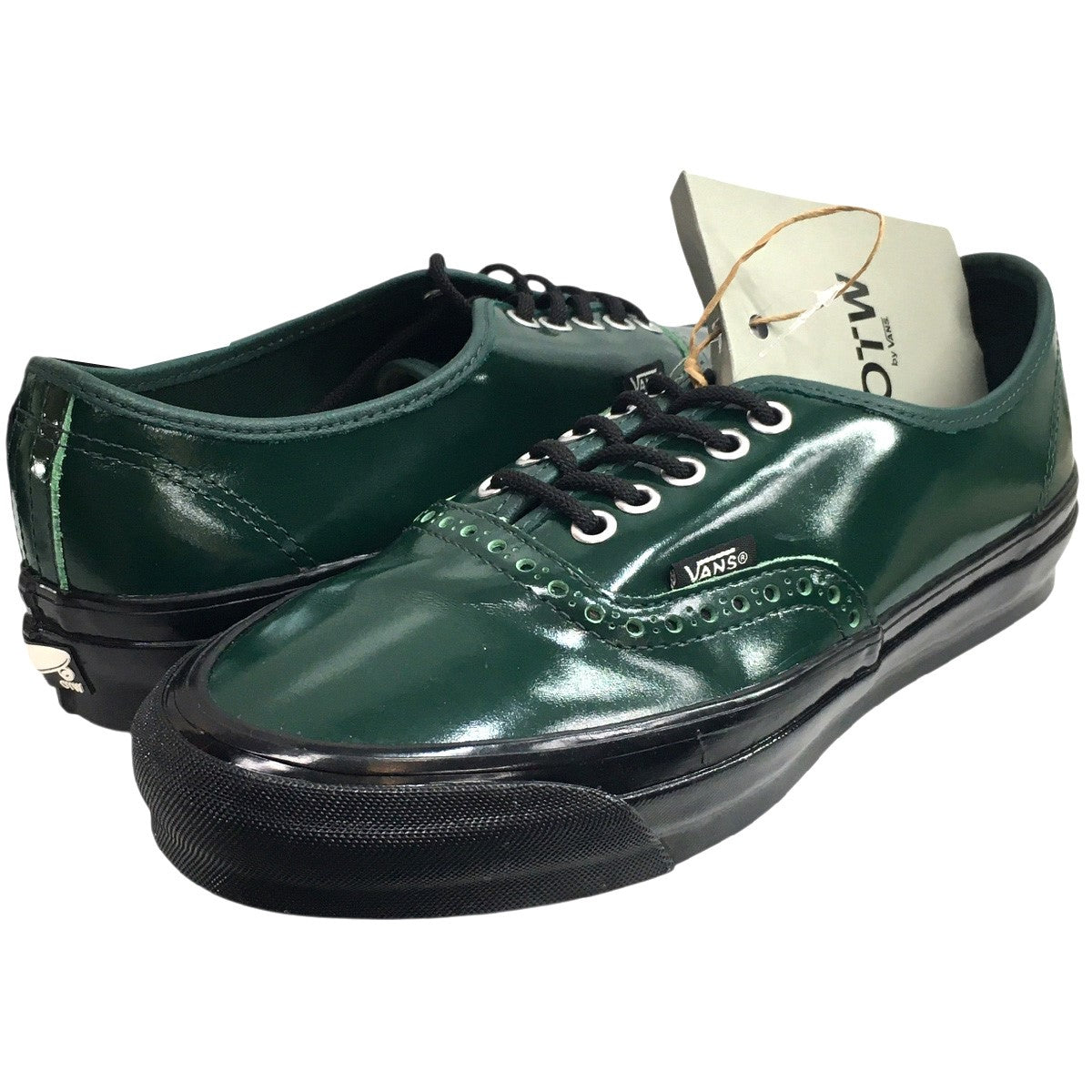 VANS 26SS OTW Authentic 44 Siped Vibramオーセンティック パテントレザー ブローグ シューズ スニーカー 靴 古着・中古-1枚目のアイテム画像