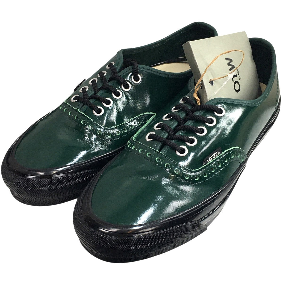 VANS 26SS OTW Authentic 44 Siped Vibramオーセンティック パテントレザー ブローグ シューズ スニーカー 靴 古着・中古-2枚目のアイテム画像