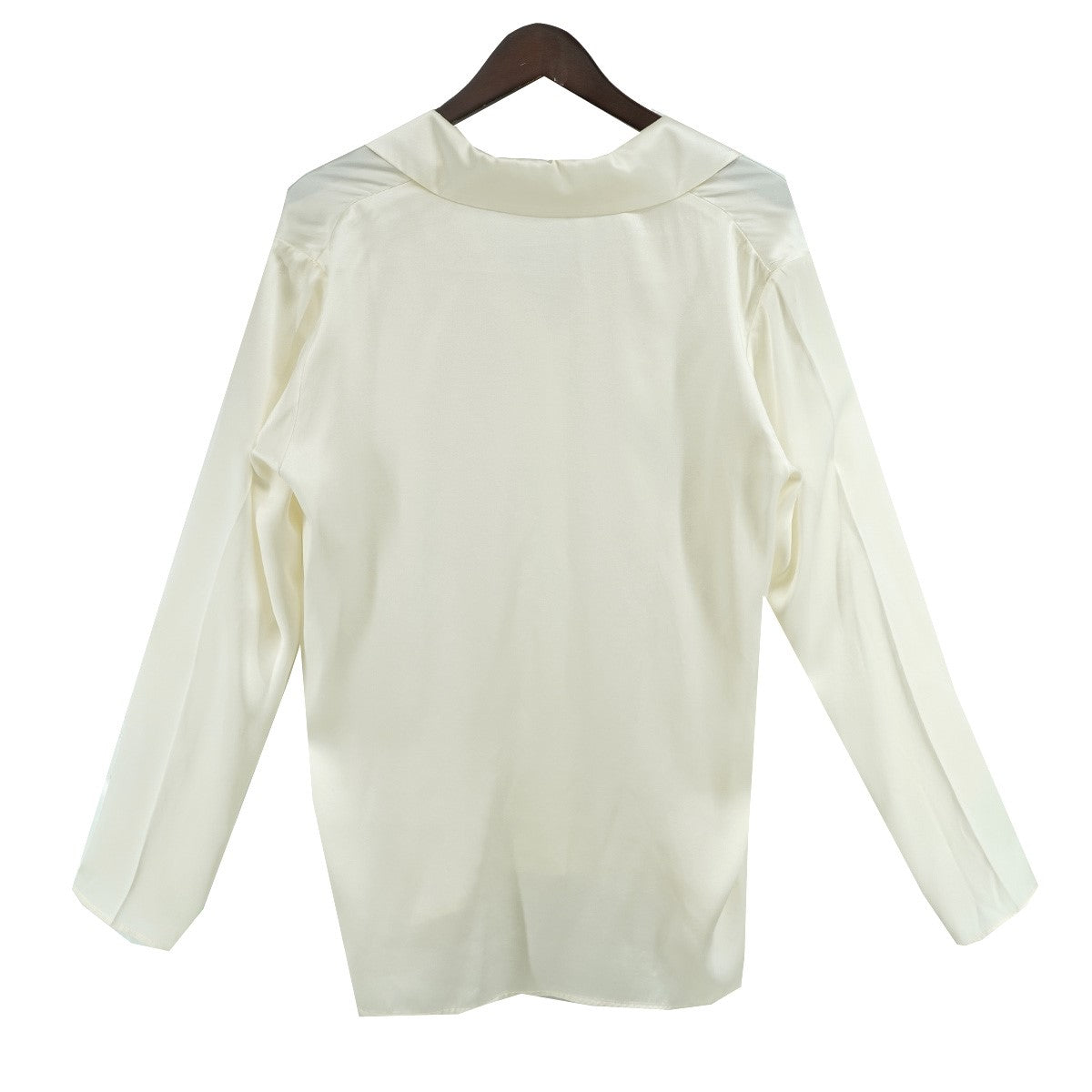 yo BIOTOP Lingerie 23SS Silk Open Collar Shirtシルク オープンカラー 開襟 シャツ 古着・中古-2枚目のアイテム画像