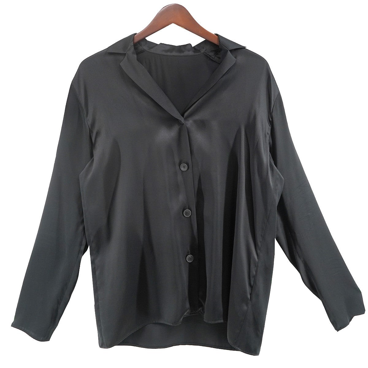 23SS Silk Open Collar Shirtシルク オープンカラー 開襟 シャツ