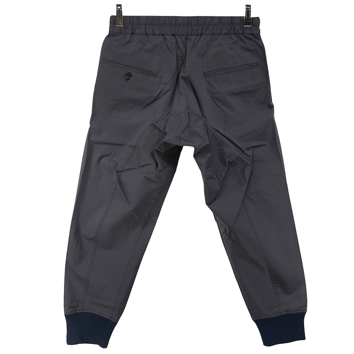 SCYE PE／SILK Tapered Trouser ポリエステルシルク テーパードトラウザーズシルク混 イージー パンツ 古着・中古-4枚目のアイテム画像