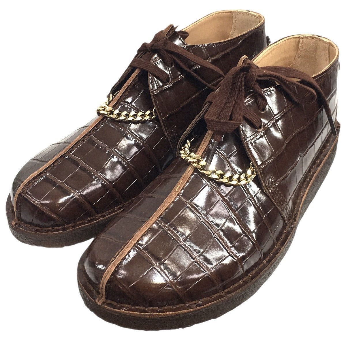 Supreme×MARTINE ROSE 24AW Martine Rose × Clarks Desert Trekデザートトレック チェーン 型押し ブーツ シューズ 靴 古着・中古-2枚目のアイテム画像