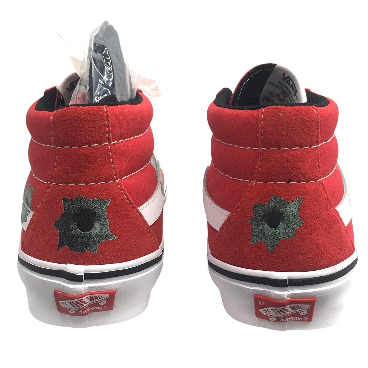 Supreme×VANS 25SS Nate Lowman × Vans Skate Grosso Mid Bullet Holeネイトローマン スケートグロッソ ミッド バレットホール フラワー スニーカー 靴 古着・中古-4枚目のアイテム画像
