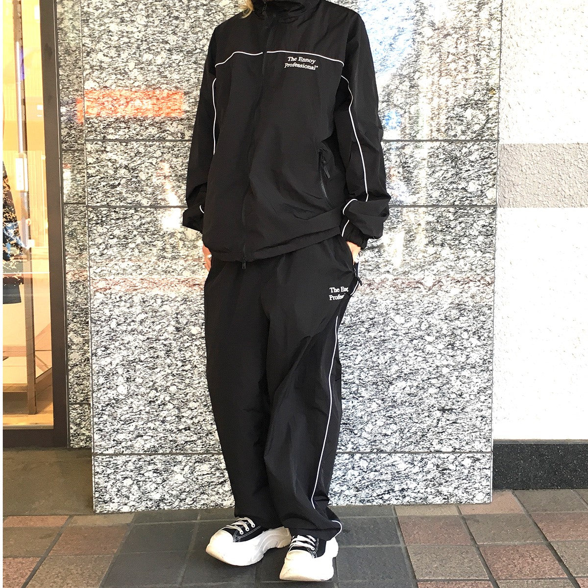 ENNOY(エンノイ) 26SS PIPING NYLON TRACK SUIT セットアップ