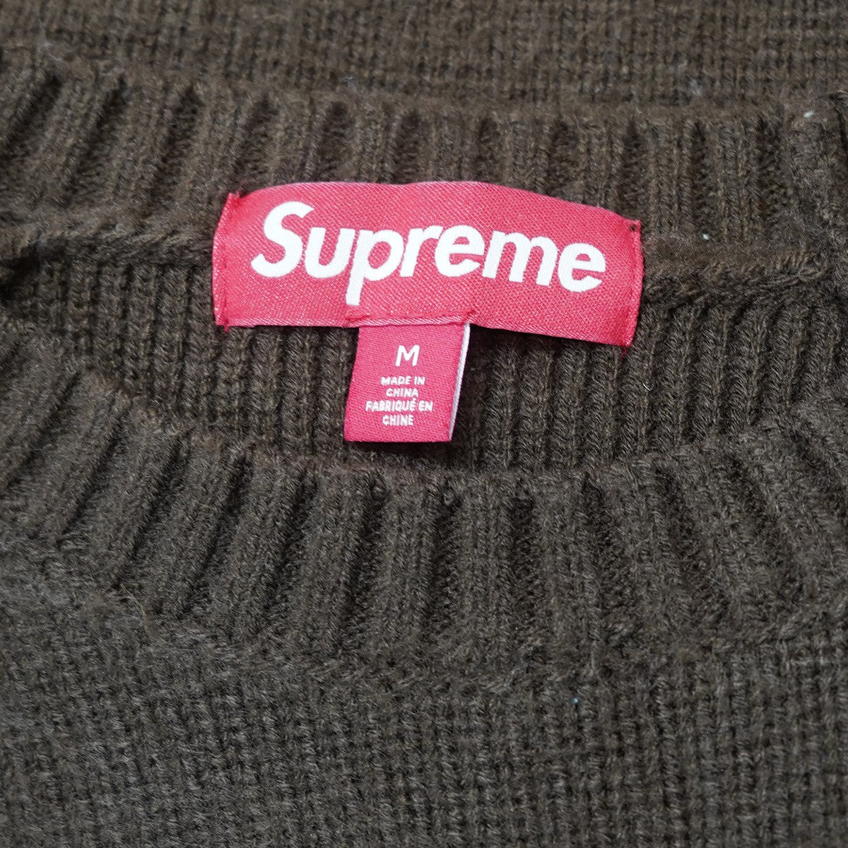 Supreme 26SS Raised Stripe Sweaterラインズド ストライプ セーター ニット 古着・中古-4枚目のアイテム画像