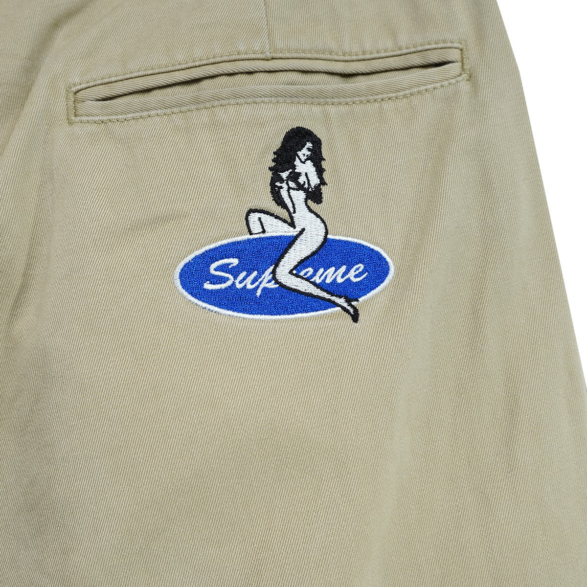 Supreme(シュプリーム) 25AW Chino Pantロゴ ガール ワッペン チノ