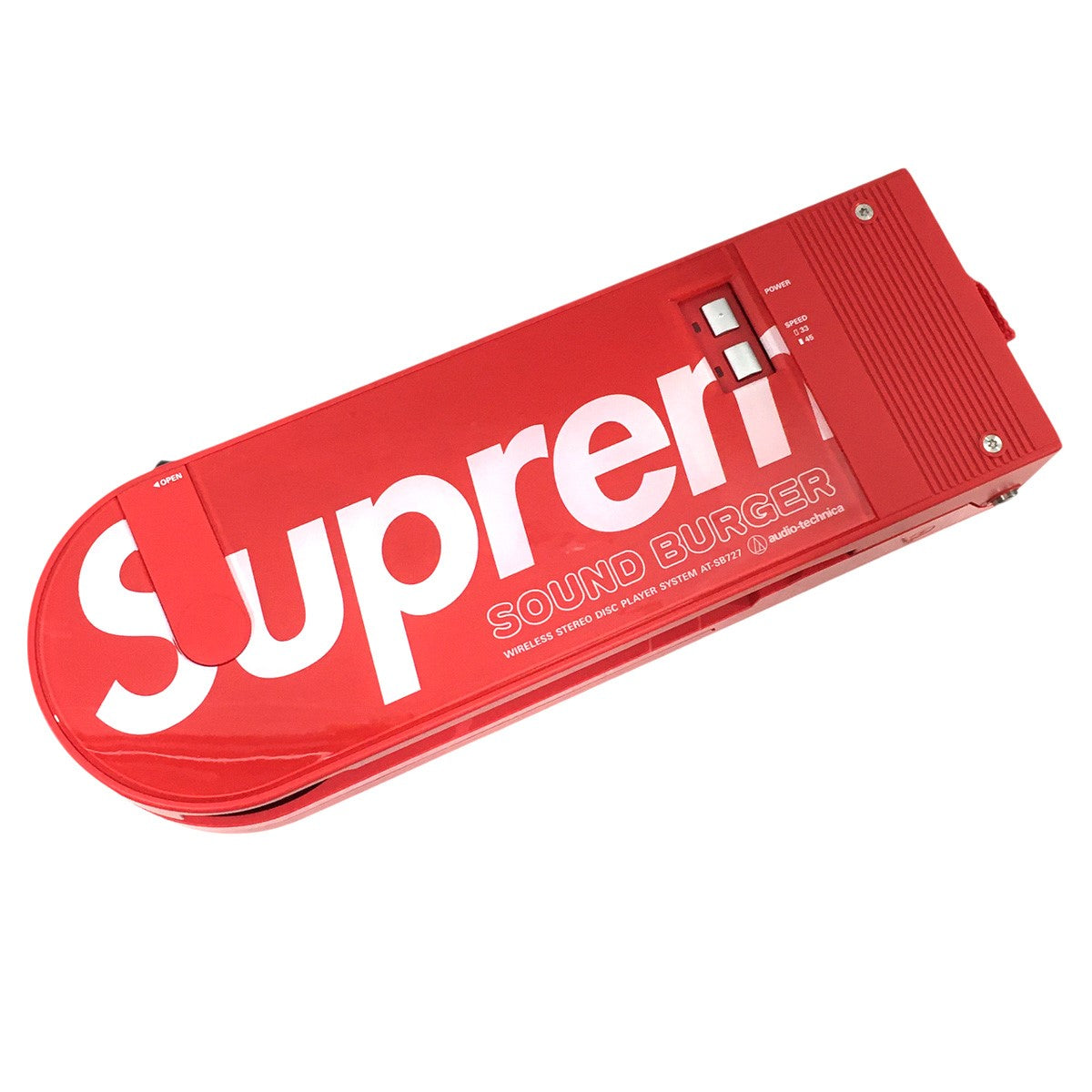 Supreme 24AW Audio Technica Sound Burger Turntableロゴ オーディオ テクニカ サウンドバーガー ターンテーブル 古着・中古-1枚目のアイテム画像
