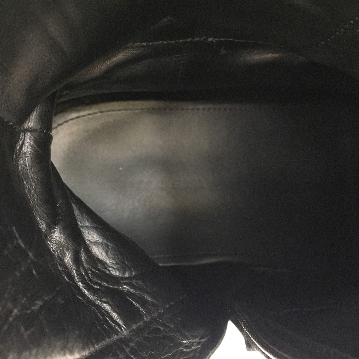 BALENCIAGA 23AW デムナ期 Santiago サンティアゴスクエアトゥ ボリュームソール サイドジップ レザー ブーツ シューズ 靴 古着・中古-10枚目のアイテム画像