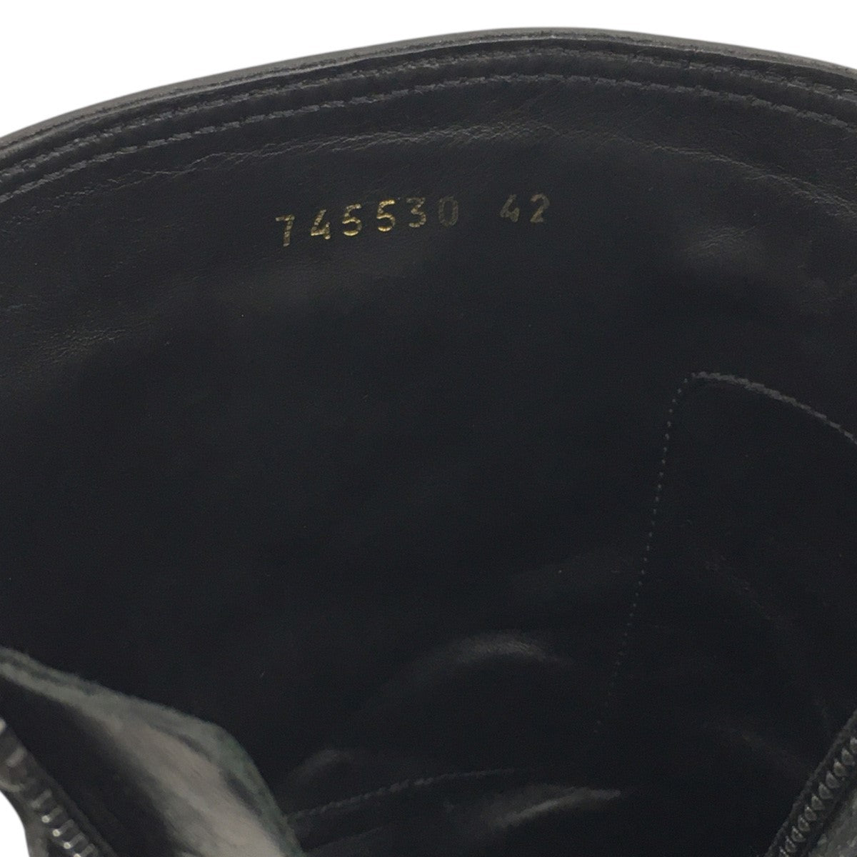 BALENCIAGA 23AW デムナ期 Santiago サンティアゴスクエアトゥ ボリュームソール サイドジップ レザー ブーツ シューズ 靴 古着・中古-9枚目のアイテム画像