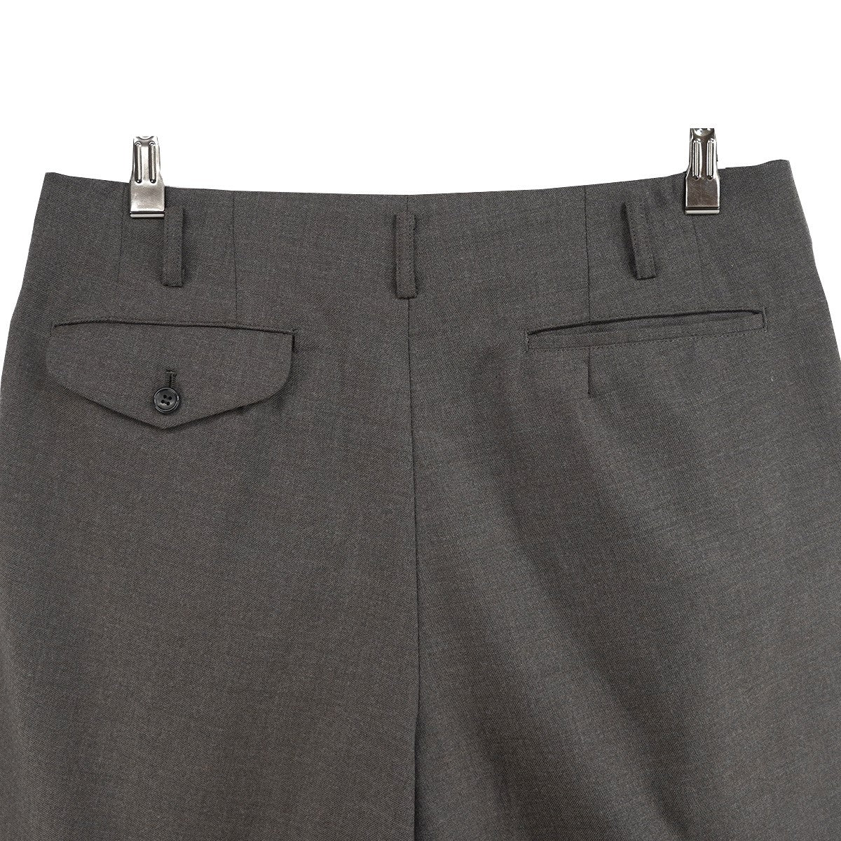 COMME des GARCONS HOMME PLUS 25SS 「THE HOPE OF LIGHT」 Wool Polyester Two-Tuck Wide Shortsタック ワイド ショーツ ハーフパンツ 古着・中古-4枚目のアイテム画像