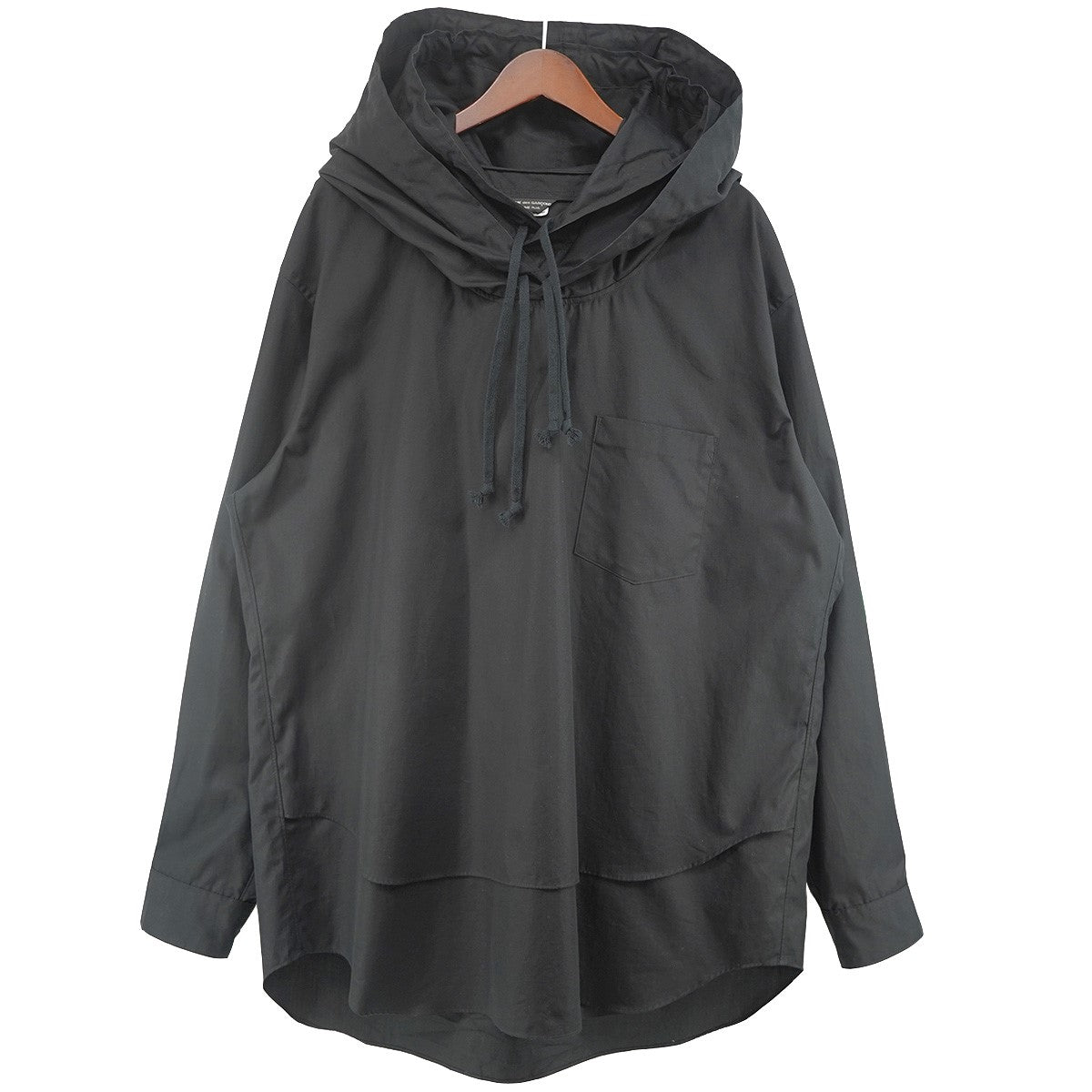 COMME des GARCONS HOMME PLUS 26SS Double Layered Hood ShirtWフード コットン レイヤード フーディー シャツパーカー 古着・中古-1枚目のアイテム画像
