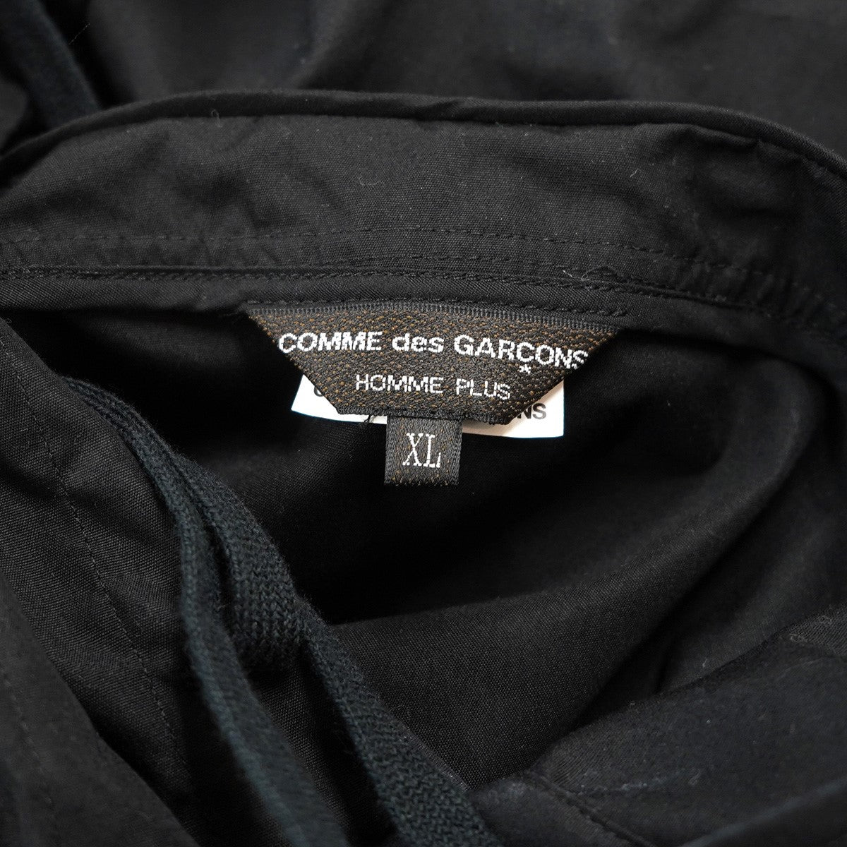COMME des GARCONS HOMME PLUS 26SS Double Layered Hood ShirtWフード コットン レイヤード フーディー シャツパーカー 古着・中古-4枚目のアイテム画像