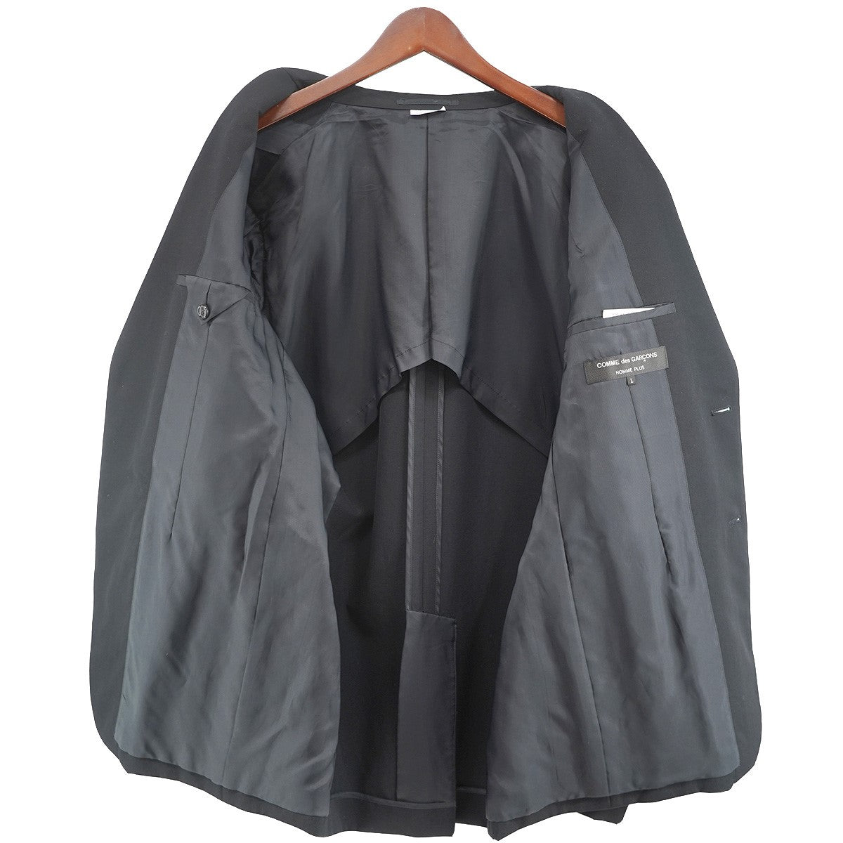 COMME des GARCONS HOMME PLUS 23SS Tailored Jacketウールギャバジン 2B テーラードジャケット 古着・中古-4枚目のアイテム画像