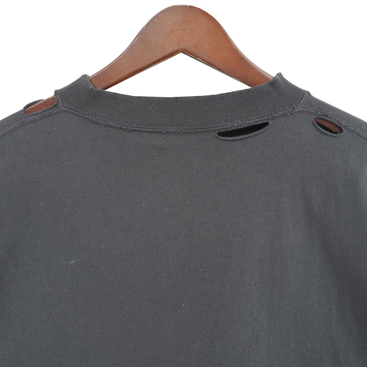BALENCIAGA 24AW デムナ期 Planet Earth T-Shirt Oversized ロゴVintage ヴィンテージ ダメージ 加工 オーバーサイズ Tシャツ 古着・中古-5枚目のアイテム画像