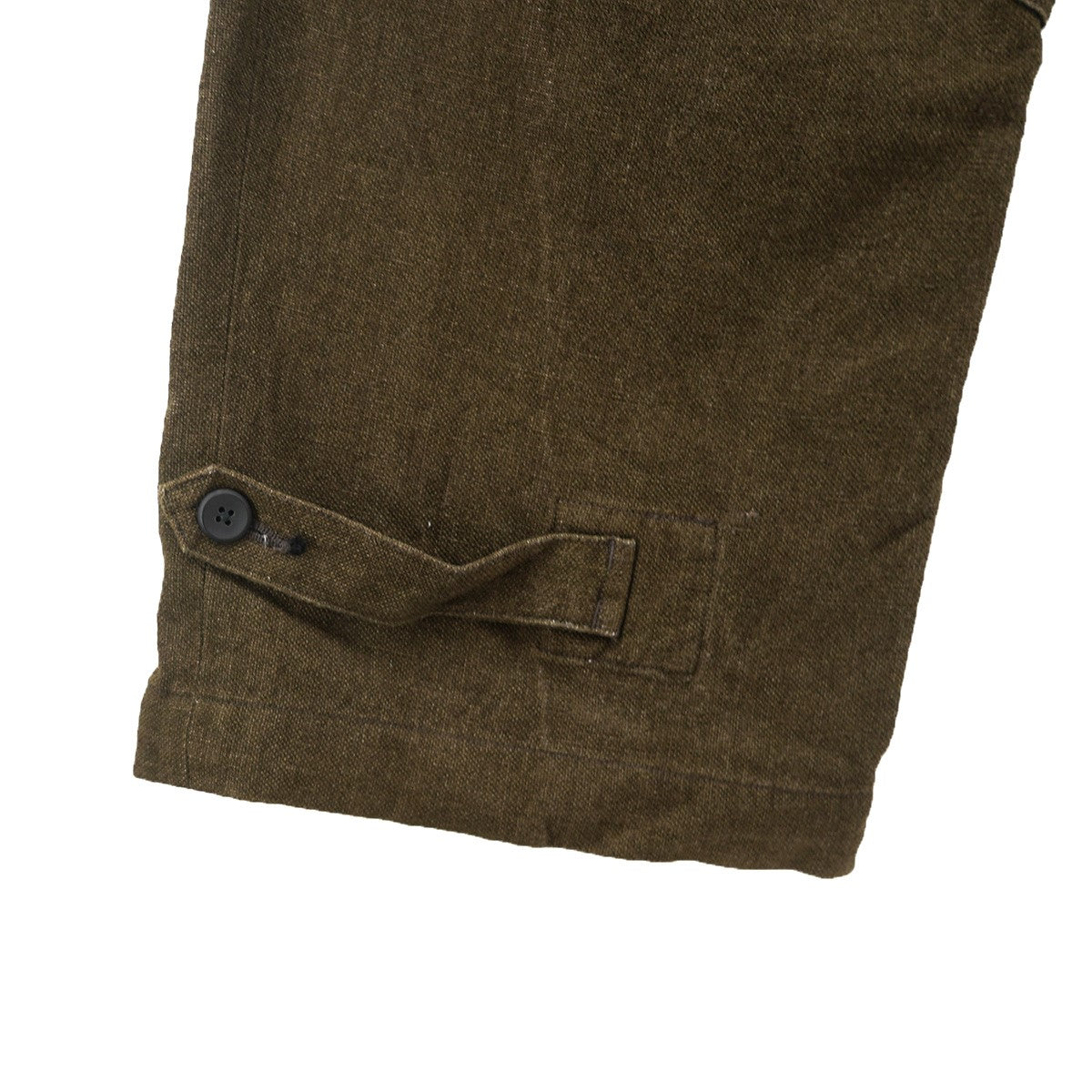 sus-sous 20SS TROUSERS MOTOCYCLE MK-2コットンリネン ベルト トラウザーズ モーターサイクル オーバー パンツ 古着・中古-6枚目のアイテム画像