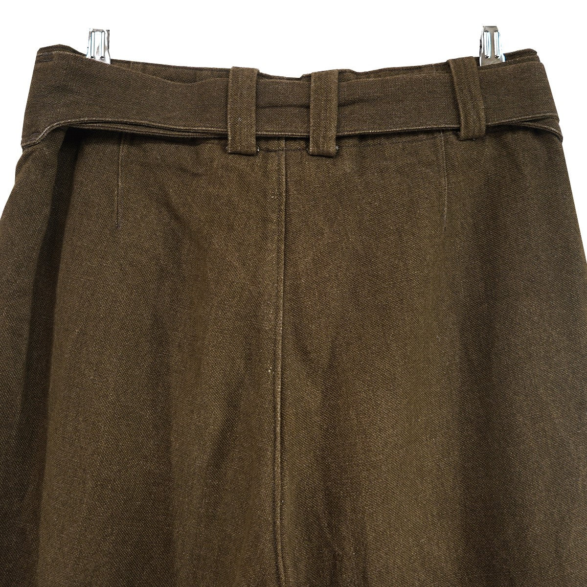 sus-sous 20SS TROUSERS MOTOCYCLE MK-2コットンリネン ベルト トラウザーズ モーターサイクル オーバー パンツ 古着・中古-7枚目のアイテム画像