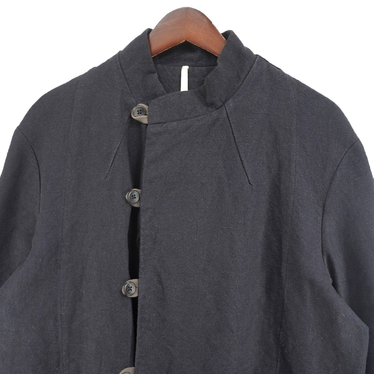 sus-sous 20SS Jacket， tankリネンコットン ループボタン シンチバック タンク タンカース ジャケット 古着・中古-4枚目のアイテム画像