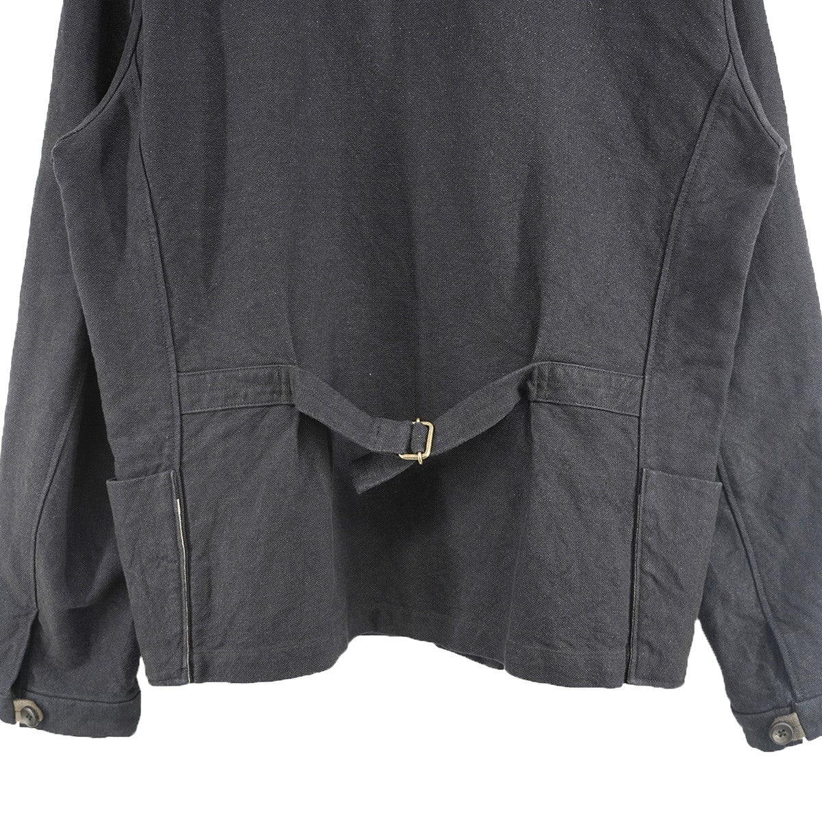 sus-sous 20SS Jacket， tankリネンコットン ループボタン シンチバック タンク タンカース ジャケット 古着・中古-6枚目のアイテム画像