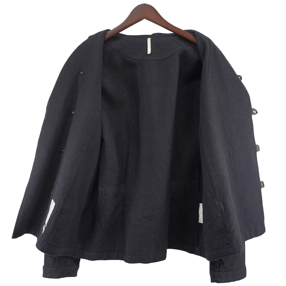 sus-sous 20SS Jacket， tankリネンコットン ループボタン シンチバック タンク タンカース ジャケット 古着・中古-7枚目のアイテム画像