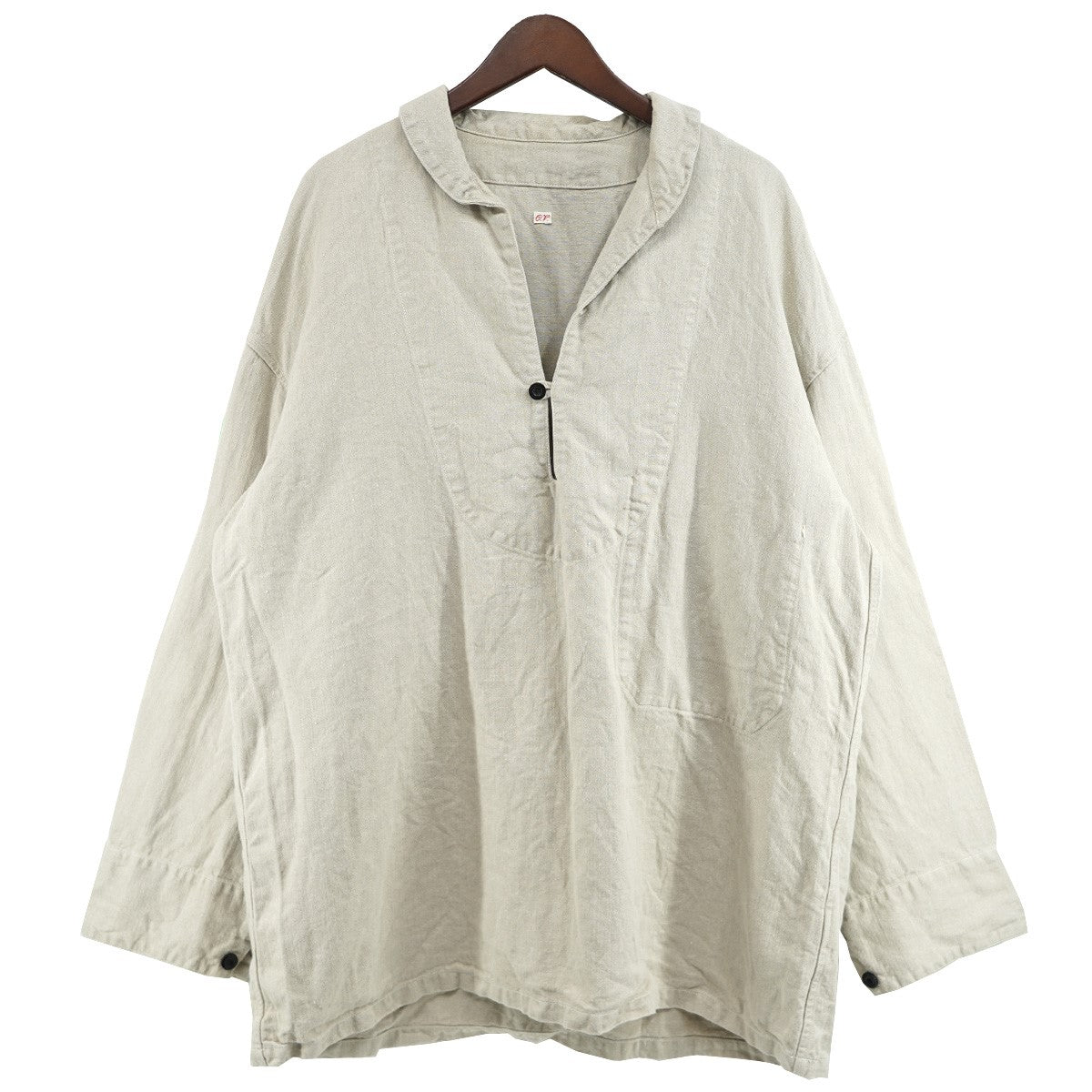 OUTIL CHEMISIER ARLANCシェミジエ アルラン プルオーバー リネン シャツ 古着・中古-1枚目のアイテム画像
