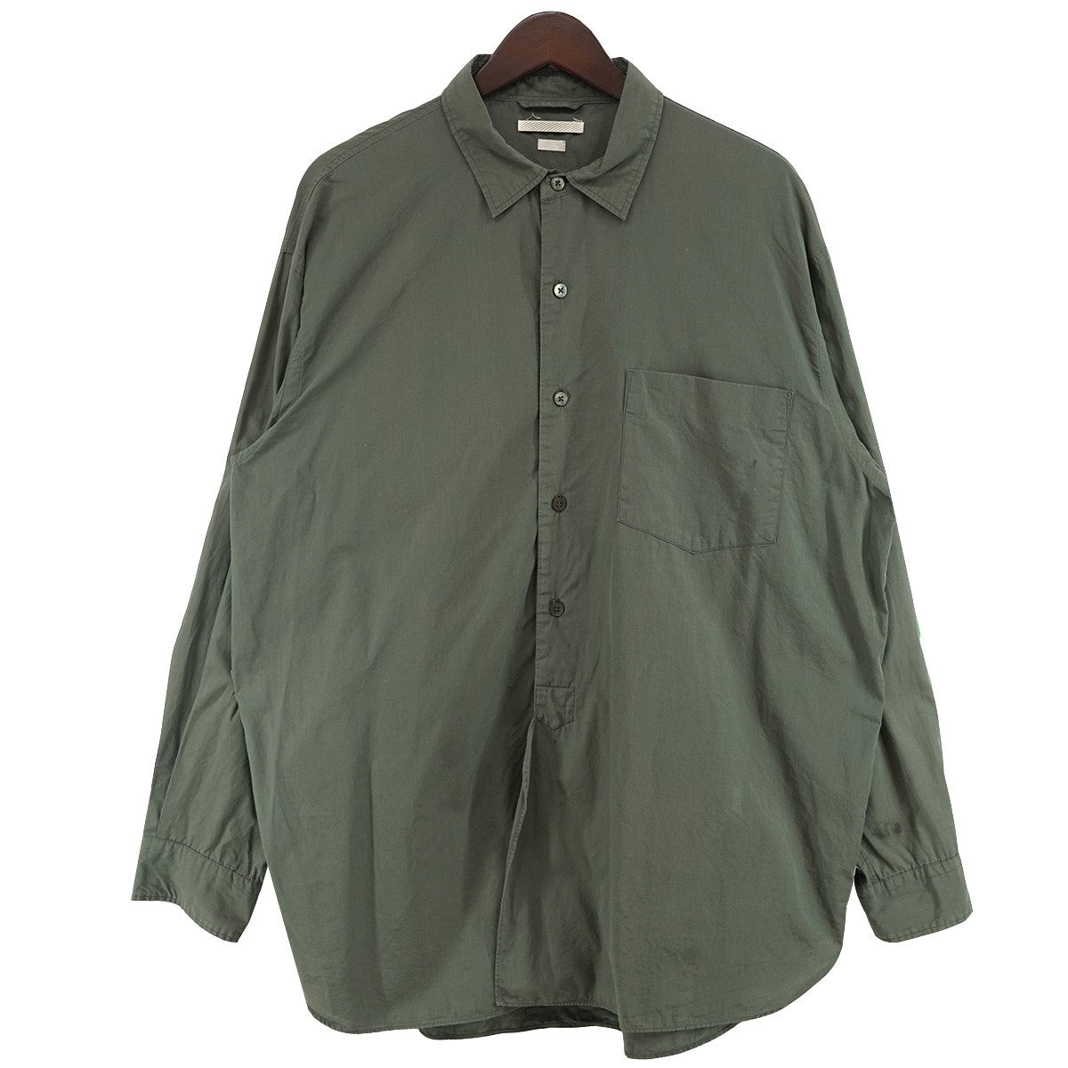 BLURHMS 22SS High Count Chambray Washed Shirt貝 シェルボタン ハイカウント シャンブレー ウォッシュド シャツ 古着・中古-1枚目のアイテム画像