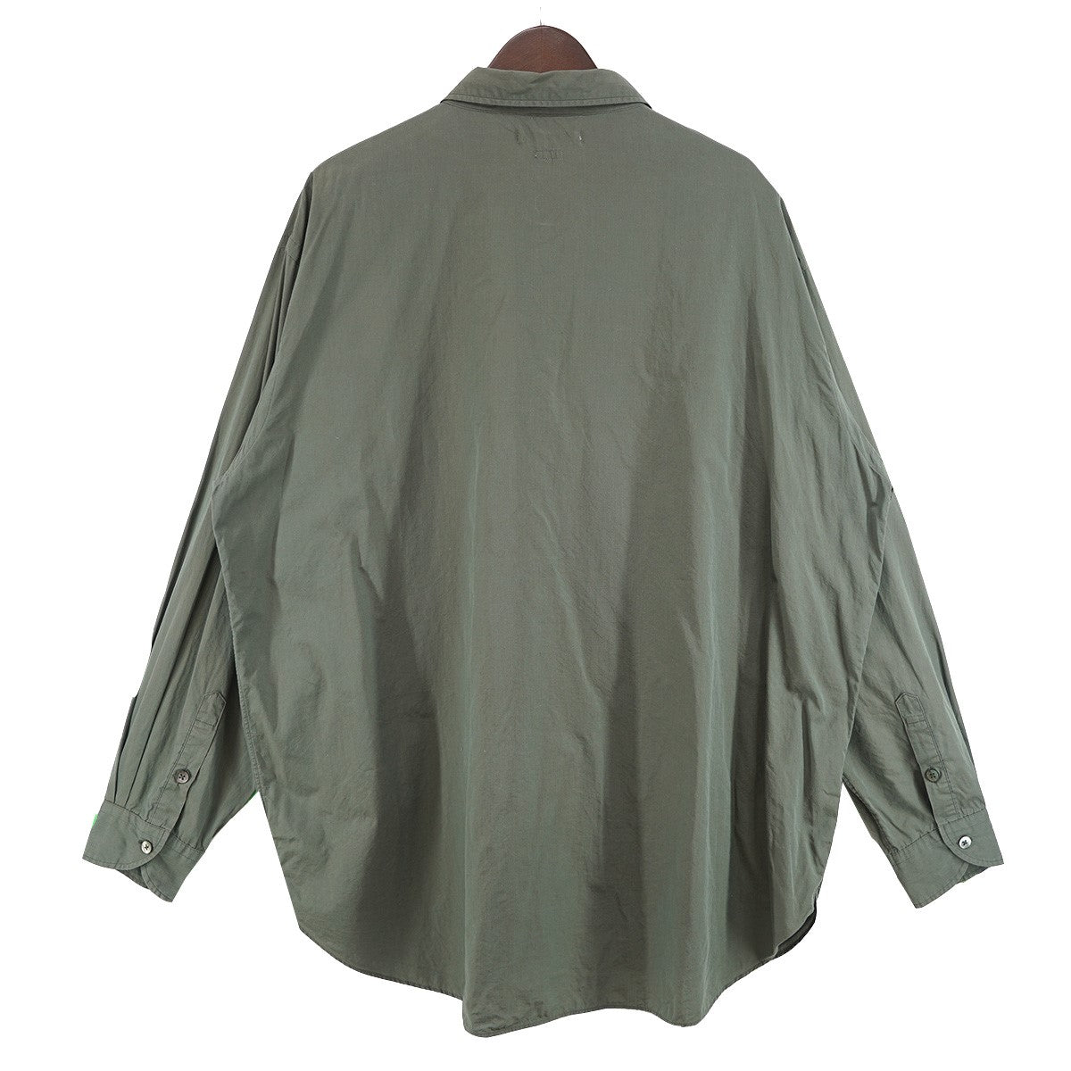 BLURHMS 22SS High Count Chambray Washed Shirt貝 シェルボタン ハイカウント シャンブレー ウォッシュド シャツ 古着・中古-2枚目のアイテム画像