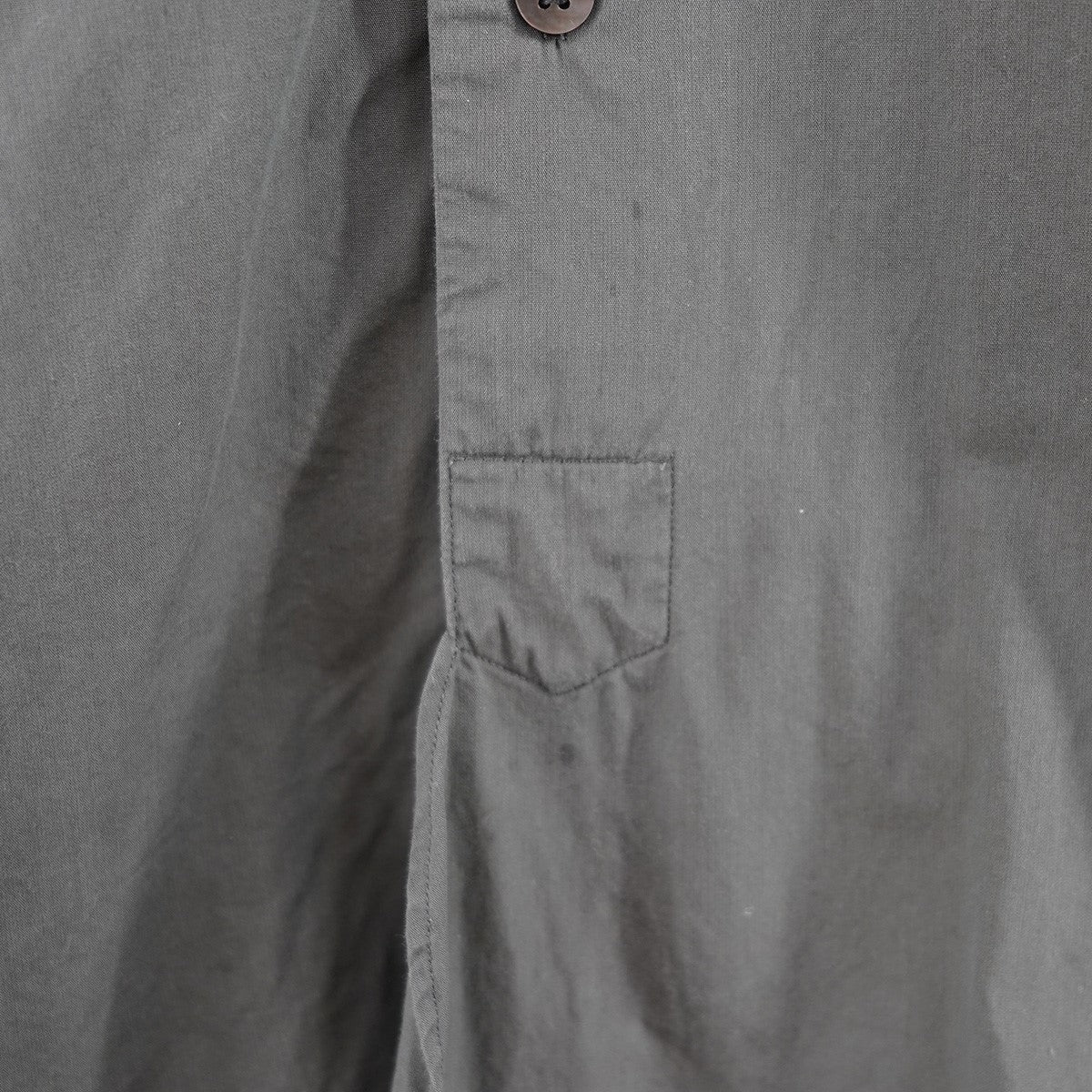 BLURHMS 22SS High Count Chambray Washed Shirt貝 シェルボタン ハイカウント シャンブレー ウォッシュド シャツ 古着・中古-5枚目のアイテム画像