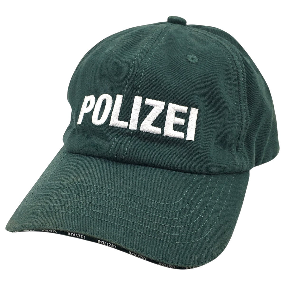 VETEMENTS POLIZEI CAP ロゴ 刺繍 キャップ 帽子 古着・中古-1枚目のアイテム画像
