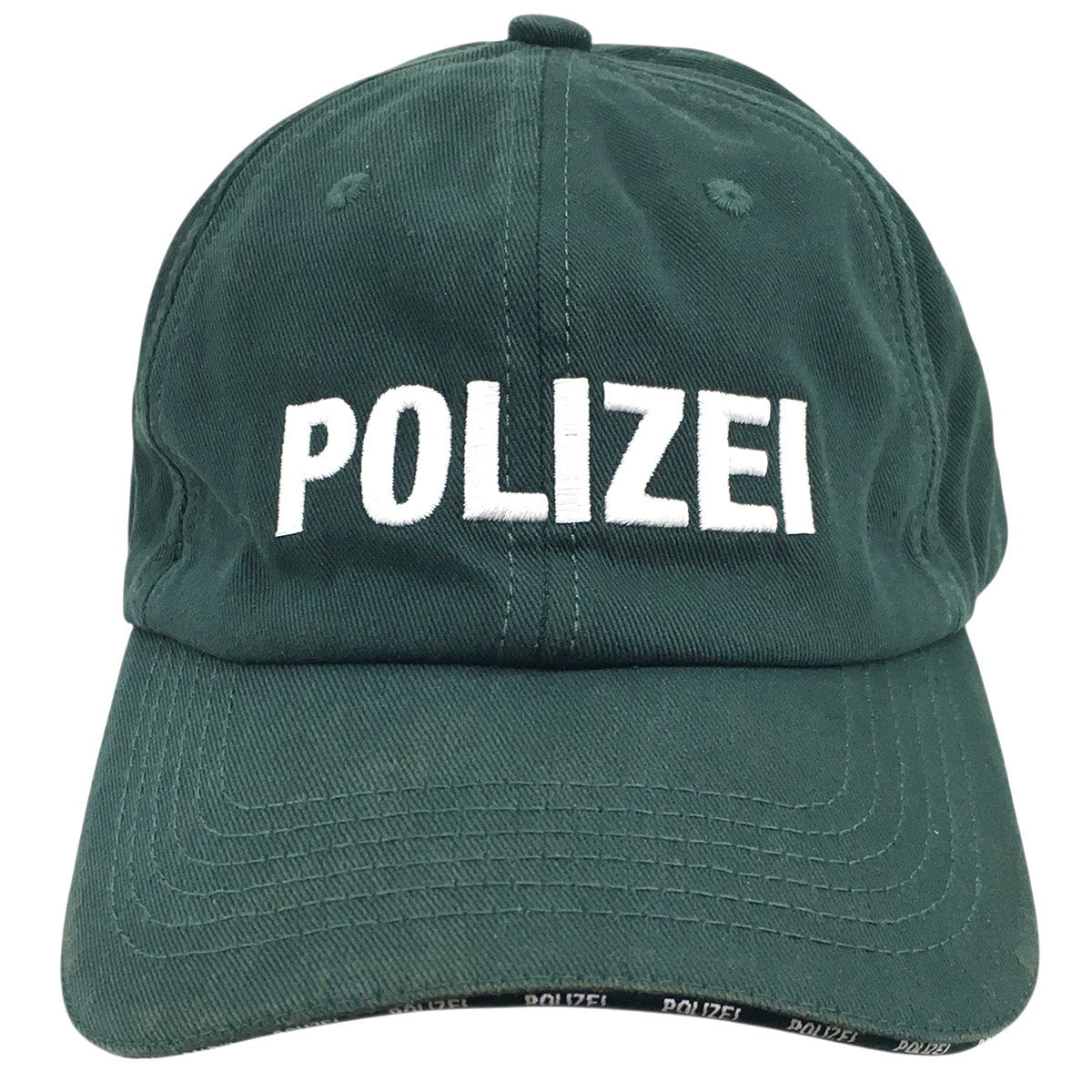 VETEMENTS POLIZEI CAP ロゴ 刺繍 キャップ 帽子 古着・中古-2枚目のアイテム画像